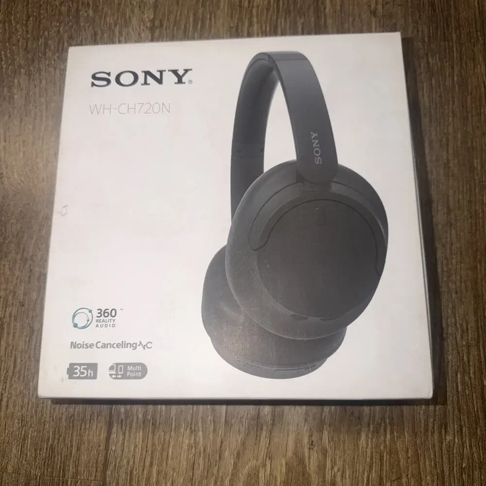 Sony WH-CH720N Wireless Over-Ear Headphones - Black - Open Box